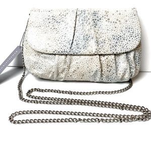 Inge Christopher Leather Handbag Burano Mini Clutch Crossbody